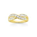 9ct-Gold-Diamond-Crossover-Ring Sale