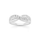 9ct-White-Gold-Diamond-Crossover-Ring Sale