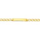9ct-Gold-20cm-Solid-Curb-Id-Bracelet Sale
