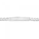 Silver-205cm-Curb-Identity-Bracelet Sale