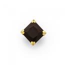 9ct-Gold-5mm-Black-Cubic-Zirconia-Single-Stud-Gents-Earring Sale