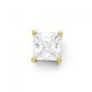 9ct-Gold-Cubic-Zirconia-Single-Gents-Stud Sale