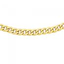 9ct-Gold-on-Silver-50cm-Bevelled-Curb-Chain Sale