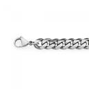 Stainless-Steel-22cm-Gents-Curb-Bracelet Sale