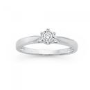 9ct-White-Gold-Diamond-Solitaire-Ring Sale