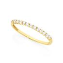 9ct-Gold-Cubic-Zirconia-Round-Brilliant-Cut-Ring Sale