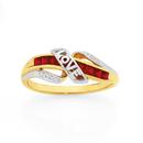 9ct-Gold-Created-Ruby-Diamond-Love-Ring Sale