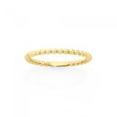 9ct-Gold-Dotted-Stacker-Ring Sale