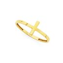 9ct-Gold-Vertical-Cross-Ring Sale