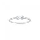 Sterling-Silver-Cubic-Zirconia-Infinity-Stacker-Ring Sale