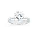 Silver-CZ-Solitaire-Promise-Me-Ring Sale