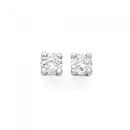 9ct-White-Gold-Diamond-Stud-Earrings Sale