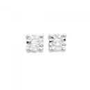 9ct-White-Gold-Diamond-Miracle-Set-Stud-Earrings Sale