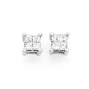 9ct-White-Gold-Diamond-Stud-Earrings Sale