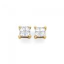 9ct-Gold-Diamond-Studs Sale