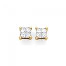 9ct-Gold-Diamond-Studs Sale