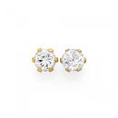 9ct-Gold-Cubic-Zirconia-Studs Sale