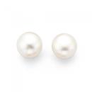 9ct-Gold-6mm-Cultured-Freshwater-Pearl-Stud-Earrings Sale
