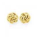 9ct-Gold-Swirl-Knot-Stud-Earrings Sale