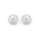 9ct-White-Gold-4mm-Dome-Stud-Earrings Sale