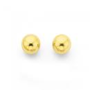 9ct-Gold-6mm-Polished-Ball-Stud-Earrings Sale
