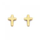 9ct-Gold-Cross-Stud-Earrings Sale