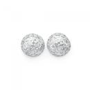 Silver-10mm-Filigree-Half-Ball-Stud-Earrings Sale