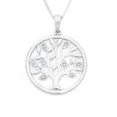 9ct-White-Gold-Diamond-Tree-of-Life-Pendant Sale