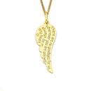 9ct-Gold-Angel-Wing-Pendant Sale