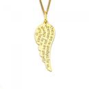 9ct-Gold-Angel-Wing-Pendant Sale