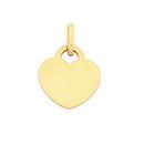 9ct-Gold-Heart-Tag-Pendant Sale