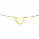 9ct-Gold-45cm-Open-Diamond-Shape-Necklet Sale