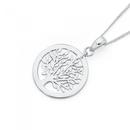 Silver-Tree-Of-Life-In-Open-Circle-Pendant Sale