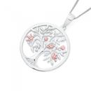 Silver-Rose-Plate-Tree-of-Life-Pendant Sale