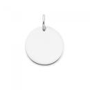 Sterling-Silver-Round-Disc-Pendant Sale