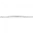 9ct-White-Gold-Diamond-Bar-Bracelet Sale