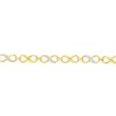 9ct-Gold-Diamond-Infinity-Bracelet Sale