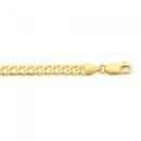 Solid-9ct-19cm-Curb-Bracelet Sale