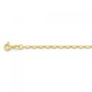 9ct-Gold-19cm-Hollow-Oval-Belcher-Bracelet Sale