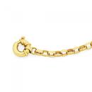 9ct-Gold-19cm-Solid-Belcher-Bolt-Ring-Bracelet Sale