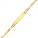 9ct-Gold-19cm-Curb-Id-Bracelet Sale