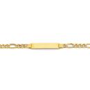 9ct-19cm-Figaro-31-ID-Bracelet Sale