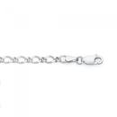 Silver-19cm-Diamond-Cut-11-Figaro-Bracelet Sale