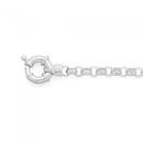 Silver-19cm-Small-Belcher-Bolt-Ring-Bracelet Sale