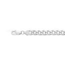 Sterling-Silver-21cm-Solid-Curb-Gents-Bracelet Sale