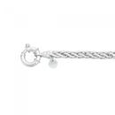 Silver-19cm-Foxtail-Bracelet Sale
