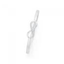 Silver-CZ-65x55mm-Infinity-Clip-Bangle Sale