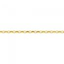 9ct-Gold-27cm-Oval-Belcher-Anklet Sale