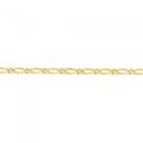 9ct-Gold-25cm-Figaro-11-Anklet Sale