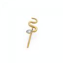 9ct-Gold-Diamond-Set-Snake-Nose-Stud Sale